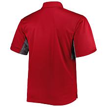Men's Red Tampa Bay Buccaneers Big & Tall Team Color Polo