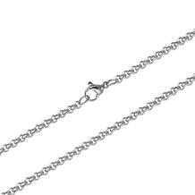 Men's Stainless Steel Prayer Cross Dog Tag Pendant with Chain