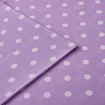 Mi Zone Polka Dot Cotton Sheet Set - Purple - Twin
