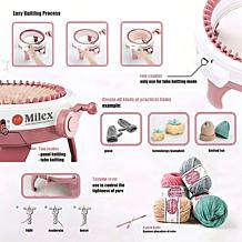 Milex 48-Needle Knitting Machine with Accessory Kit
