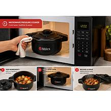 Milex Insta Microwave Pressure Cooker with Silicone Mitts