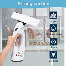 Milex InstaVanish Cordless, Rechargeable Power Squeegee Window Cleaner
