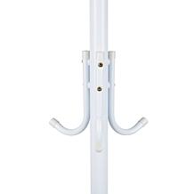 Mind Reader 11-Hook Standing Metal Coat Rack and Hat Hanger