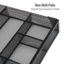 Mind Reader 2-Piece Mesh Deep Drawer Desk Organizer