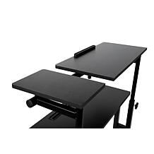 Mind Reader 2-Tier Extra Large Mobile Sitting/Standing Desk
