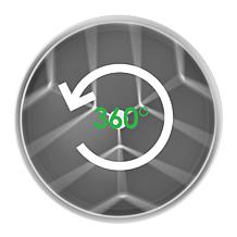 Mind Reader 2-Tier Lazy Susan Organizer, White