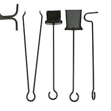 Mind Reader 4-Piece Fireplace Tool Set