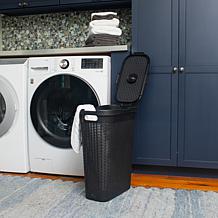 Mind Reader 40 Liter Laundry Hamper Set of 2 Black