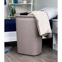 Mind Reader 60-Liter Laundry Basket with Cutout Handles