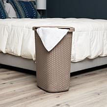 Mind Reader 60-Liter Laundry Basket with Cutout Handles