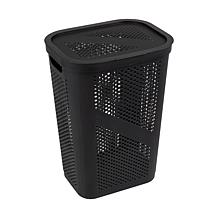 Mind Reader 60 Liter Laundry Hamper Set of 2 Black