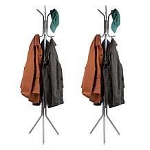 Mind Reader 'Hang' 11-Hook Black Metal Coat Rack