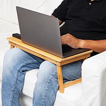 Mind Reader Bamboo Laptop Bed Tray - Brown