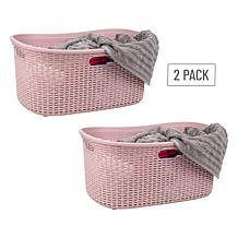 Mind Reader Basket Collection Laundry Basket 40 Liter Capacity Cut ...