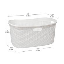 Mind Reader Basket Collection Laundry Basket 40 Liter Capacity Cut ...