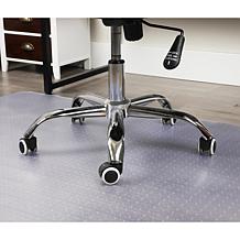 Mind Reader Carpet Protection Mat for Rolling Chairs w/ Spike Design