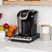 Mind Reader Coffee Pod Organizer Drawer, 30 K-Cup/35 Verismo - Black