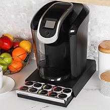 Mind Reader Coffee Pod Organizer Drawer, 30 K-Cup/35 Verismo - Black