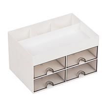Mind Reader Craft Supply Organizer with Top Tray and 4 Drawers