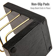 Mind Reader Decorative Basket Bookends with Storage Set of 2