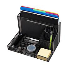 Mind Reader Desktop Organizer and Office Supplies Metal Black