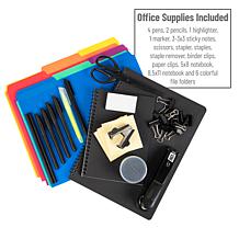 Mind Reader Desktop Organizer and Office Supplies Metal Black