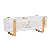 Mind Reader Divided Storage Basket with Legs