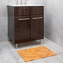 Mind Reader Eco-Friendly Non-Slip Bamboo Shower Mat