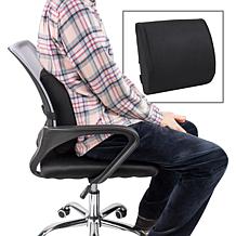 Mind Reader Ergonomic Lower Back Cushion Office Chair Memory Foam