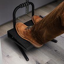 Mind Reader Footrest Under Desk Height Adjustable Metal