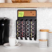 Mind Reader Fridge/Wall-Mount Coffee Pod Dispenser with Cork Top