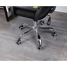 Mind Reader Hard Surface Floor Protection Mat for Rolling Chairs