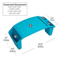 Mind Reader Kids Lap Desk Activity Tray Portable Plastic Set of 2