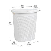 Mind Reader Laundry Basket with Cutout Handles