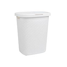Mind Reader Laundry Basket with Cutout Handles