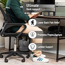 Mind Reader Lumbar Support Pillow with Air Cloud Technology Chair