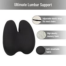 Mind Reader Lumbar Support Pillow with Air Cloud Technology