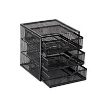 Mind Reader Mesh Mini 3-Drawer Organizer