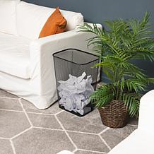 Mind Reader Metal Mesh Waste Paper Bins Set of 2