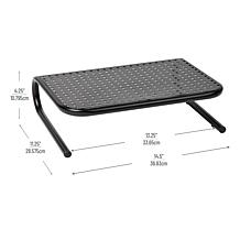 Mind Reader Metal Monitor Stand 2-pack