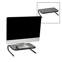Mind Reader Metal Monitor Stand 2-pack