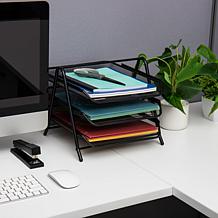 Mind Reader Network Collection Paper Tray File Organizer Metal Mesh