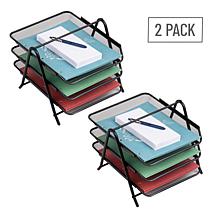 Mind Reader Network Collection Paper Tray File Organizer Metal Mesh