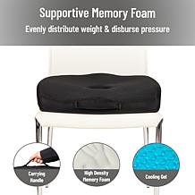 Mind Reader Office Chair Cushion Ergonomic Orthopedic Portable