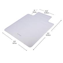 Mind Reader Office Chair Mat for Carpet Chair Mat PVC Set of 2