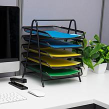 Mind Reader Paper Tray and File Folder Set Desktop Organizer Storage