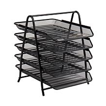 Mind Reader Paper Tray and File Folder Set Desktop Organizer Storage