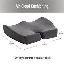 Mind Reader Portable Office Chair Cushion Ergonomic Orthopedic