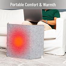 Mind Reader Under Desk Space Heater Foldable Electric Foot Warmer