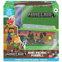 Minecraft Mini Arcade Pinball Game with LED Lights & Sound